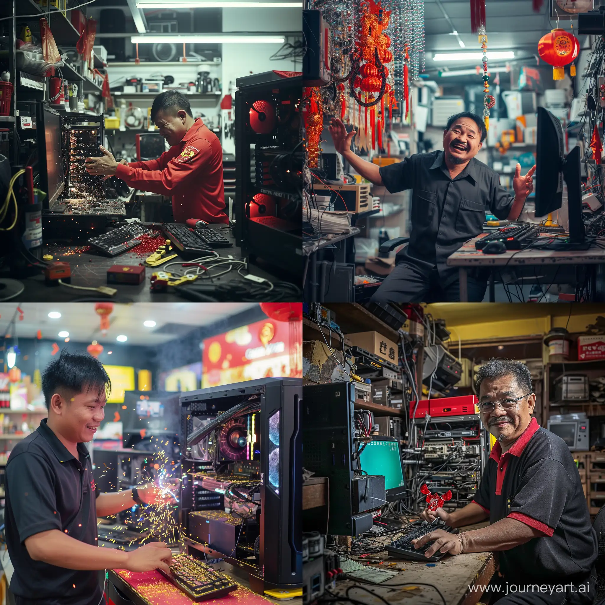 Multicultural-Celebration-Malay-Repairman-Rings-in-Chinese-New-Year-Amidst-Computer-Repairs
