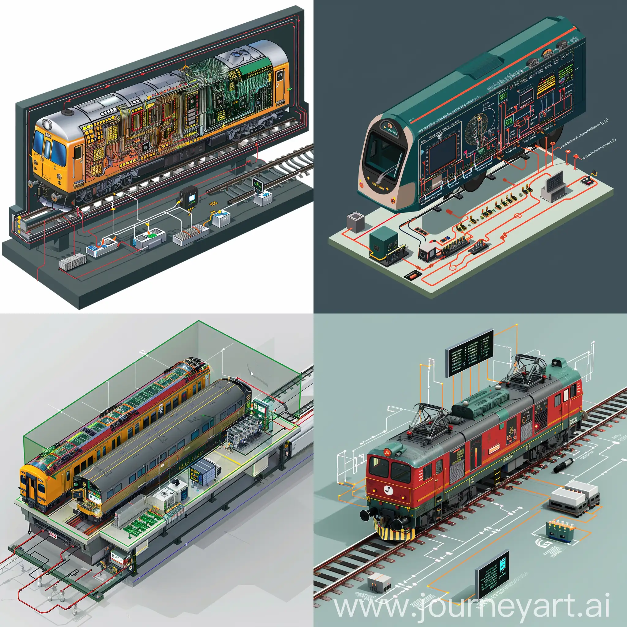 Indian-Train-Digital-Display-System-Block-Diagram