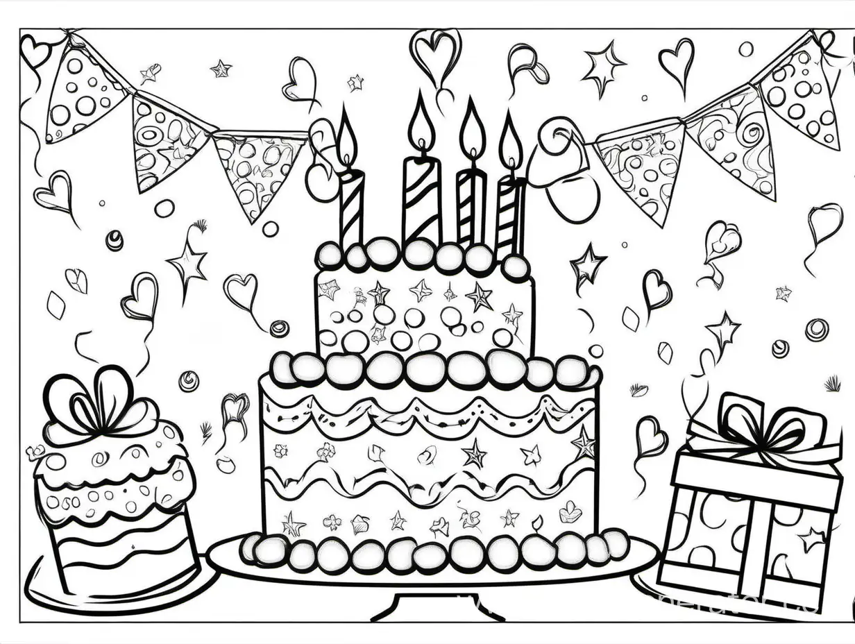 Joyful-Birthday-Wishes-in-Childrens-Coloring-Page