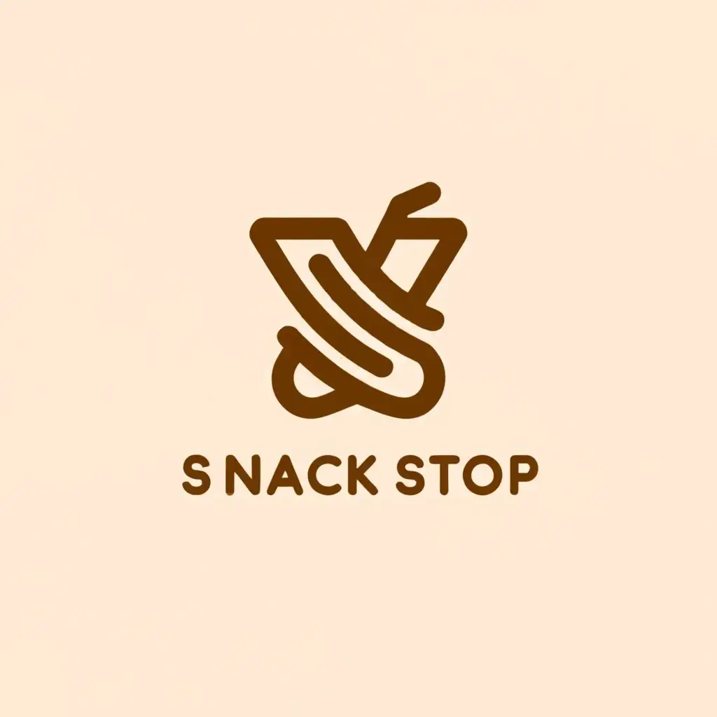 a logo design,with the text "SW SNACK Stop", main symbol:SW snack,Moderate,be used in Restaurant industry,clear background