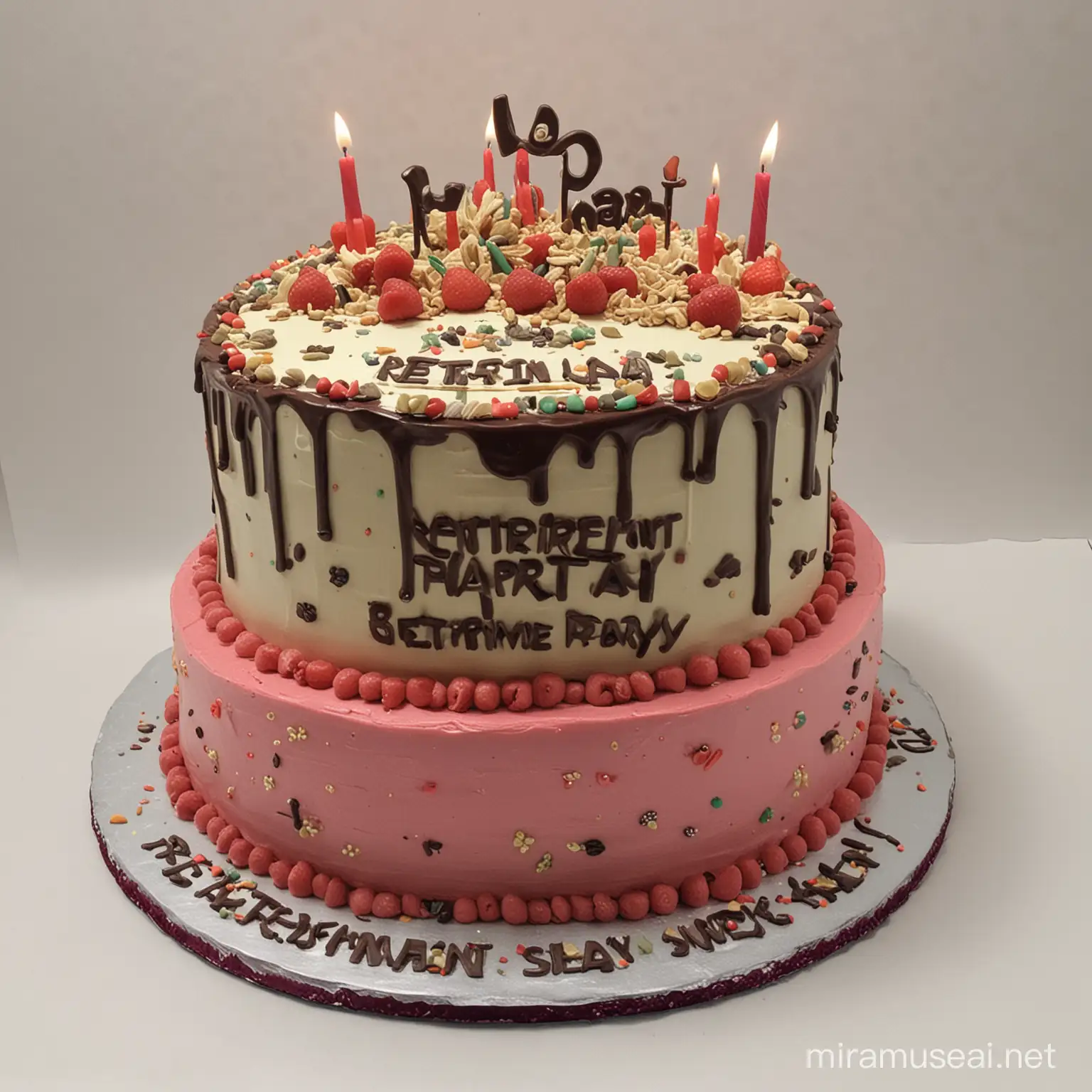 Retirement Celebration with Customizable Cakes