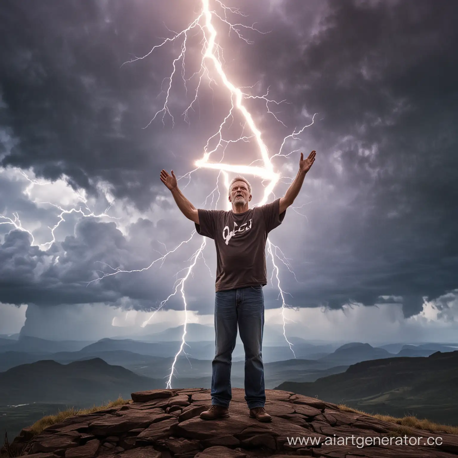 Man-Demonstrating-Ohms-Law-with-Lightning-Bolt-Accent