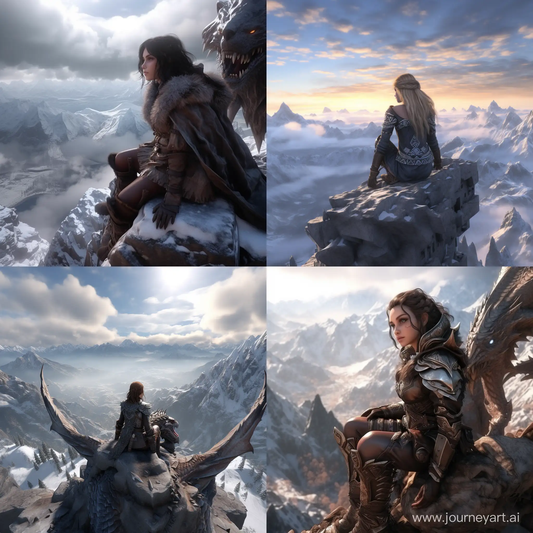 John-Snow-Explores-Skyrims-DragonFilled-Realm-in-Stunning-3D-4K
