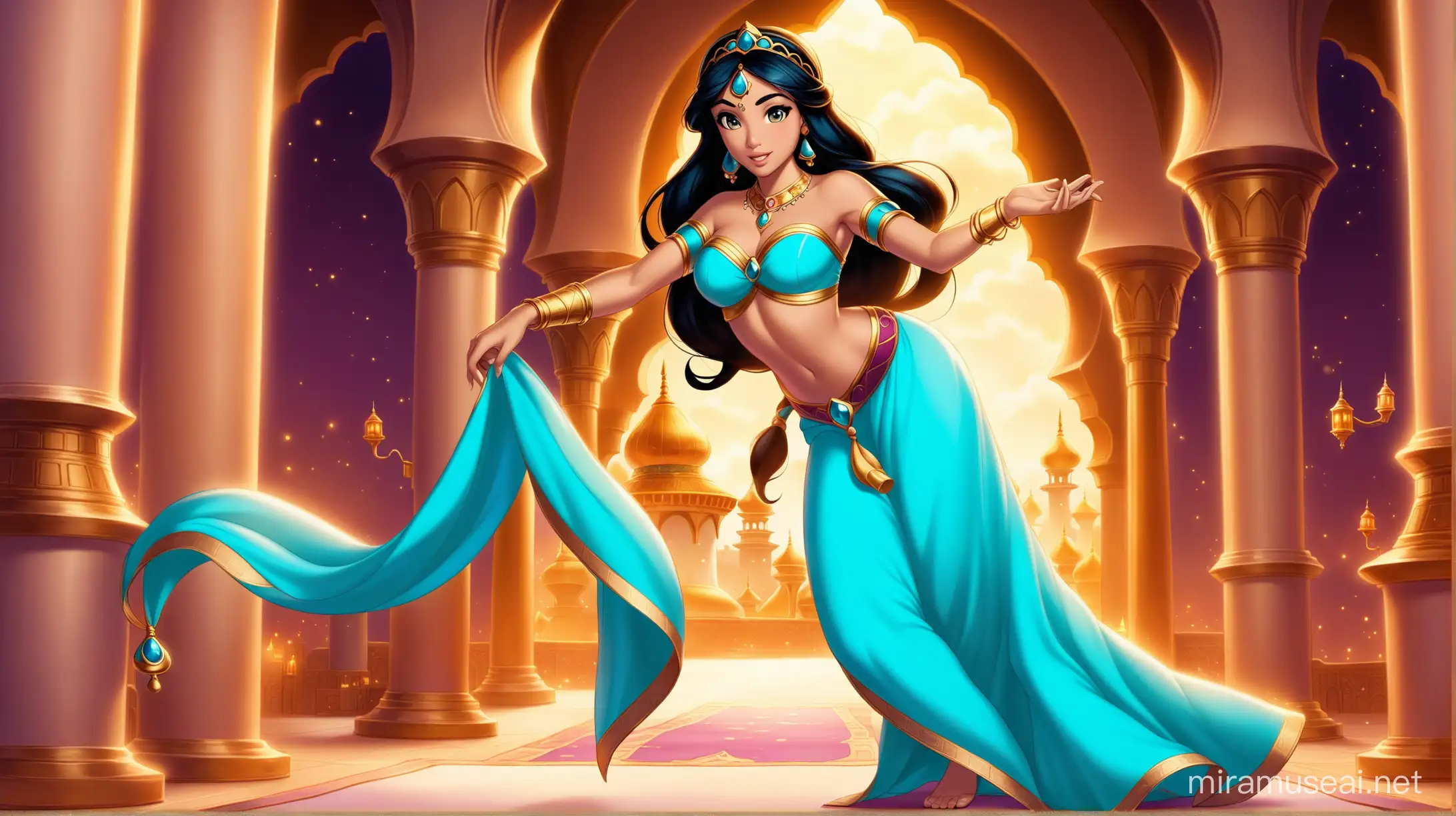 Princess Jasmine Aladdin Character Portrait