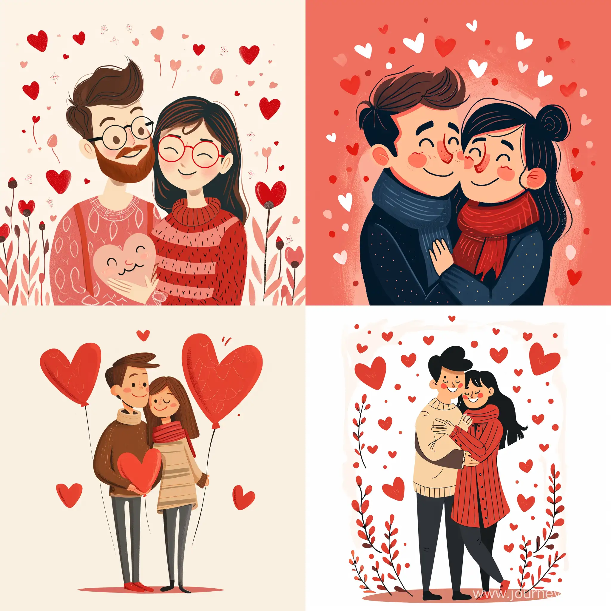 Happy-Valentines-Day-Couple-Celebrating-Love
