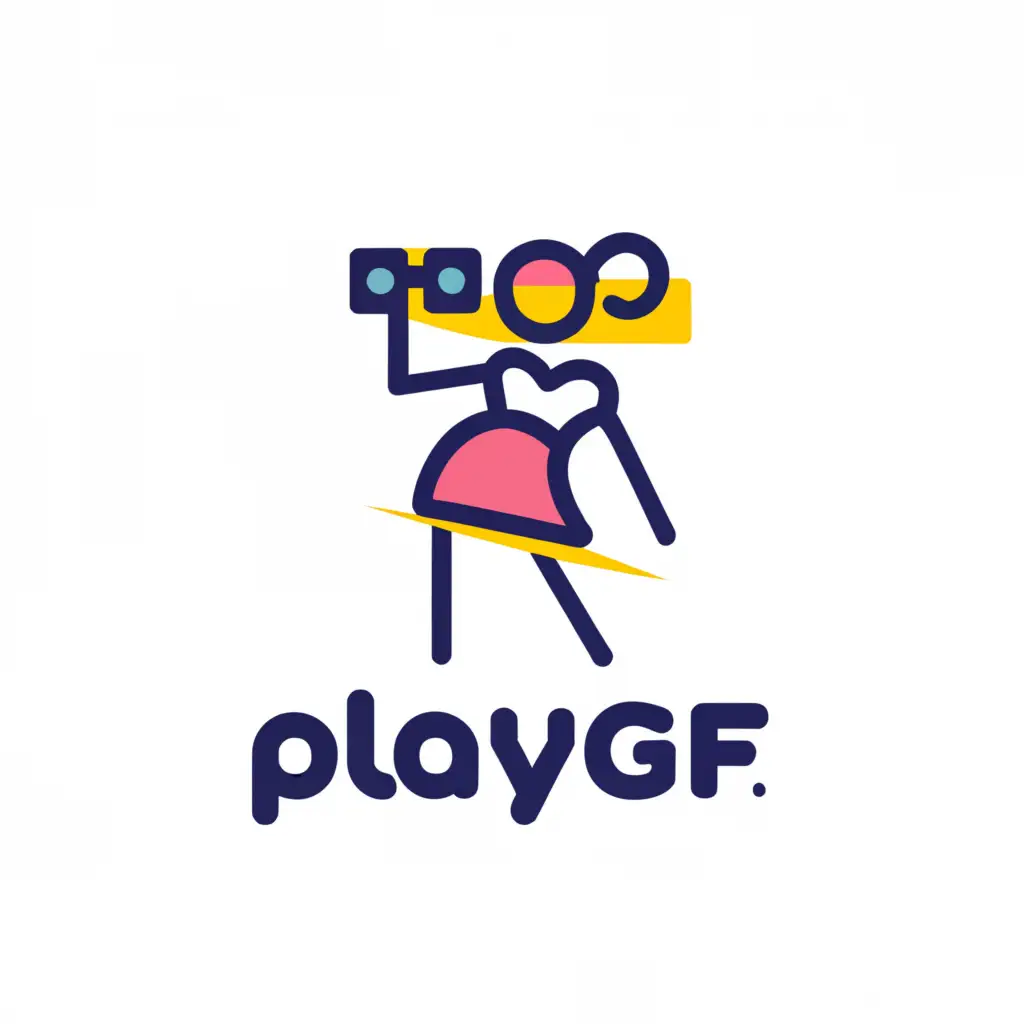LOGO-Design-For-Playgf-Modern-Sleek-Cam-Girl-Theme
