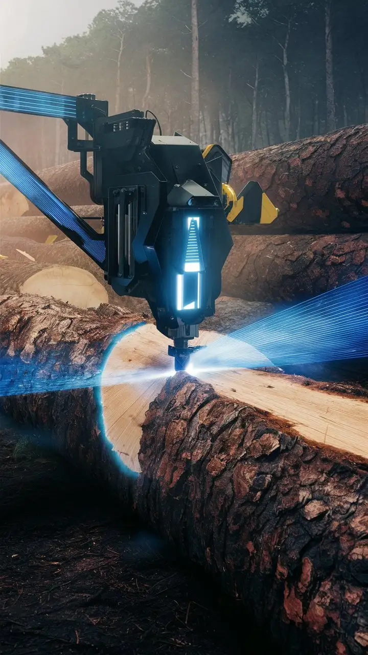 Laser tree cutter