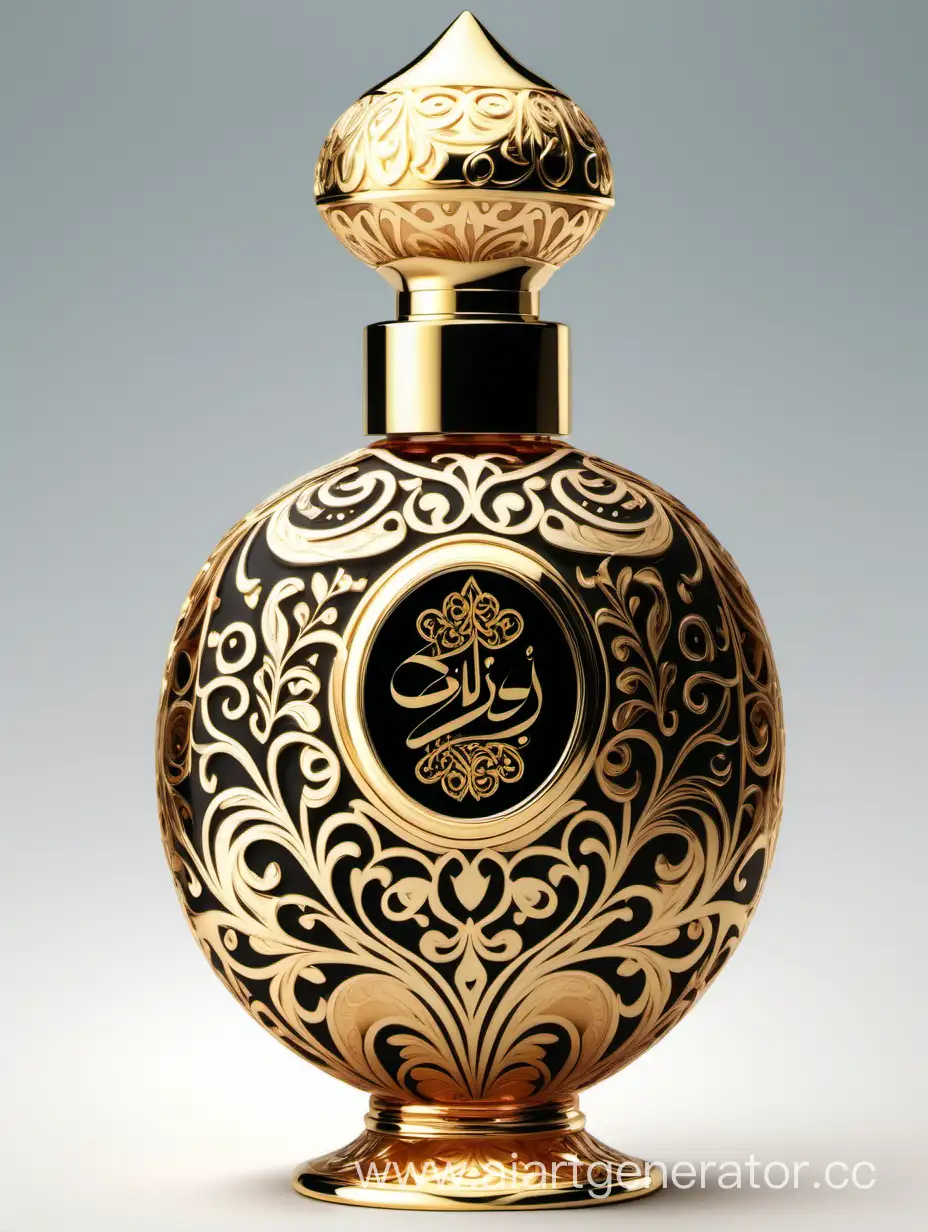 Luxury-Perfume-with-Ornamental-Arabic-Calligraphy