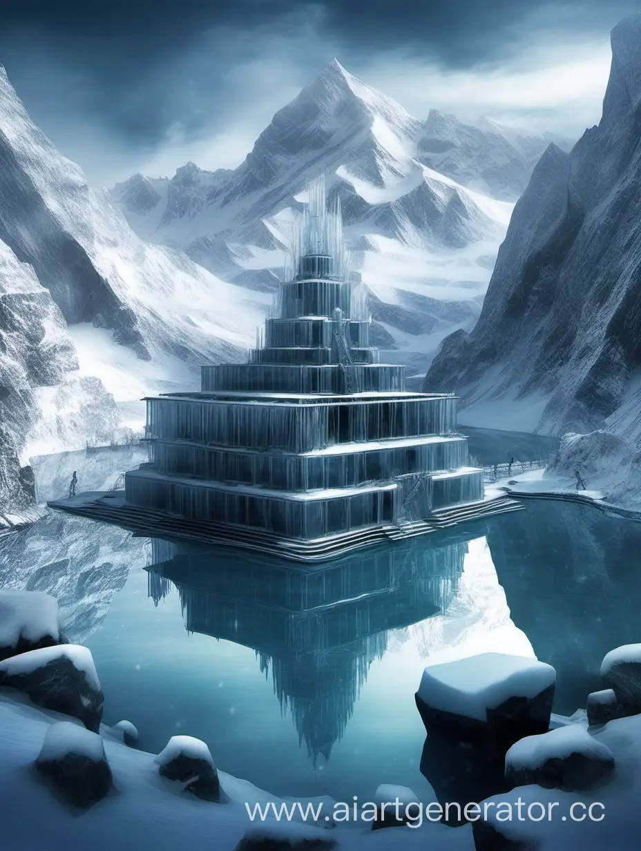 Enigmatic-Academy-of-Illusion-Overlooking-Icy-Lake