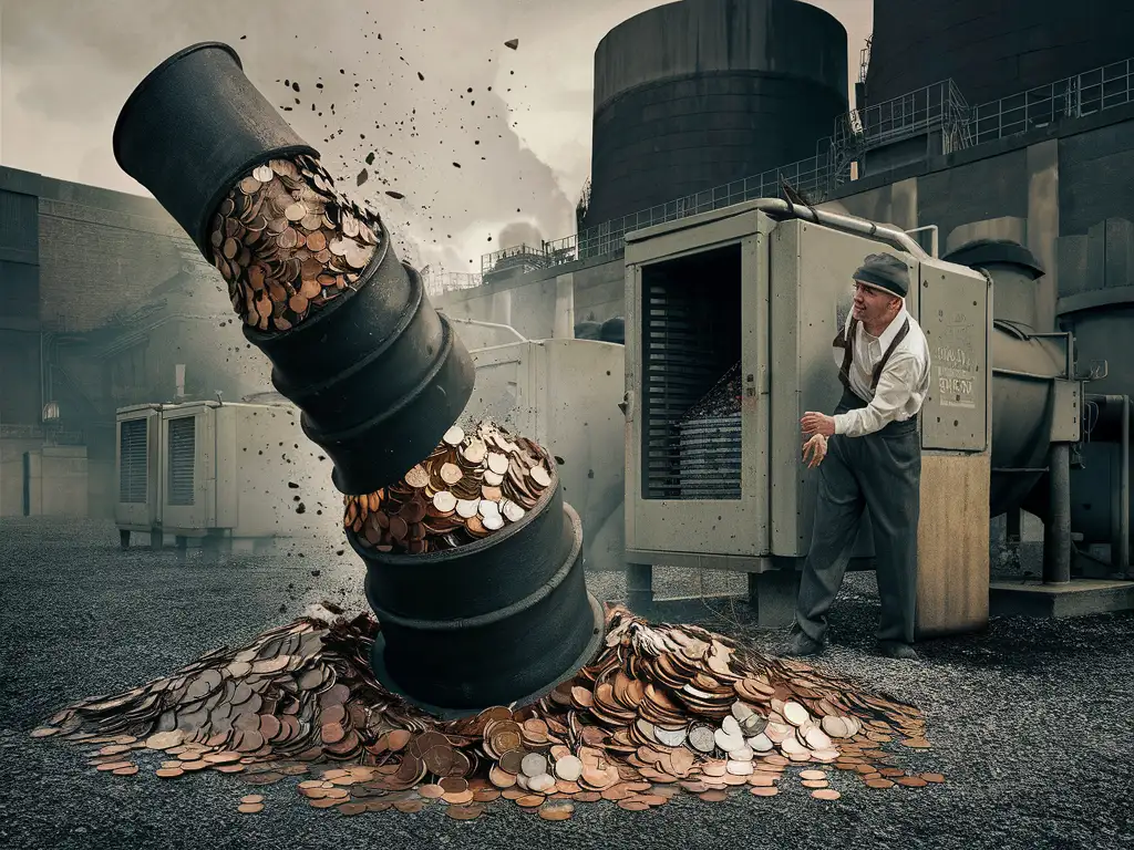 The smokestack of the coal boiler, made of money, broke and fell at the feet of the surprised stoker of the coal boiler. Repair? Let's do it! Inexpensive $$$ Pipets Ai-Bot is your cap, what a trouble, just trivialities, working days of life :)

^^^^^^^^^^^^^^^^^^^^^

© Melnikov.VG, melnikov.vg

MMMMMMMMMMMMMMMMMMMMM

https://pay.cloudtips.ru/p/cb63eb8f

MMMMMMMMMMMMMMMMMMMMM