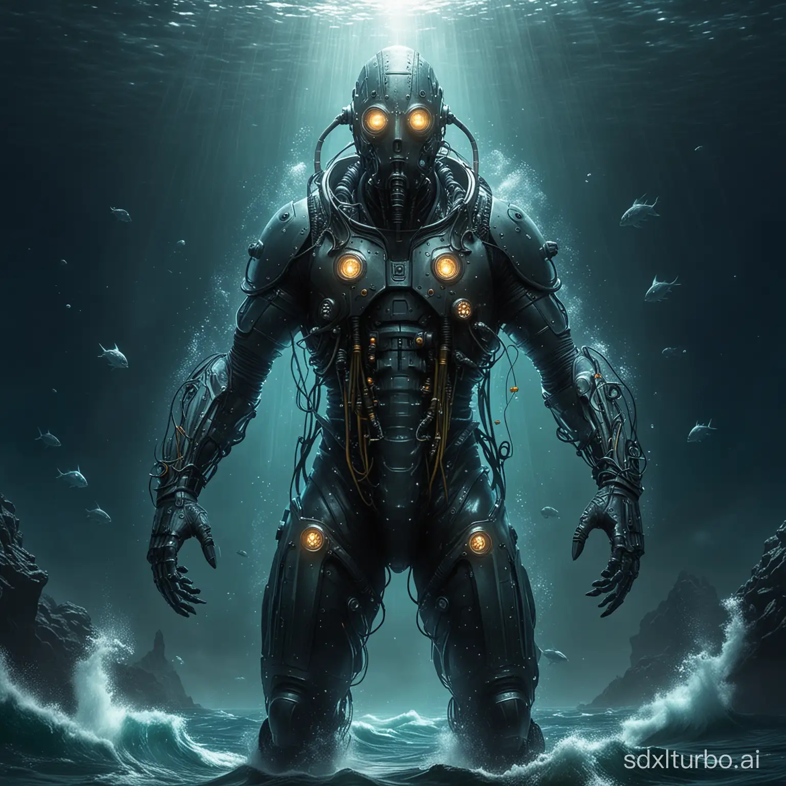 Deep Sea Science Fiction Man