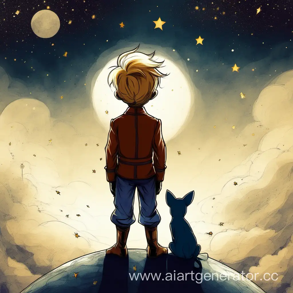 The boy with the little prince