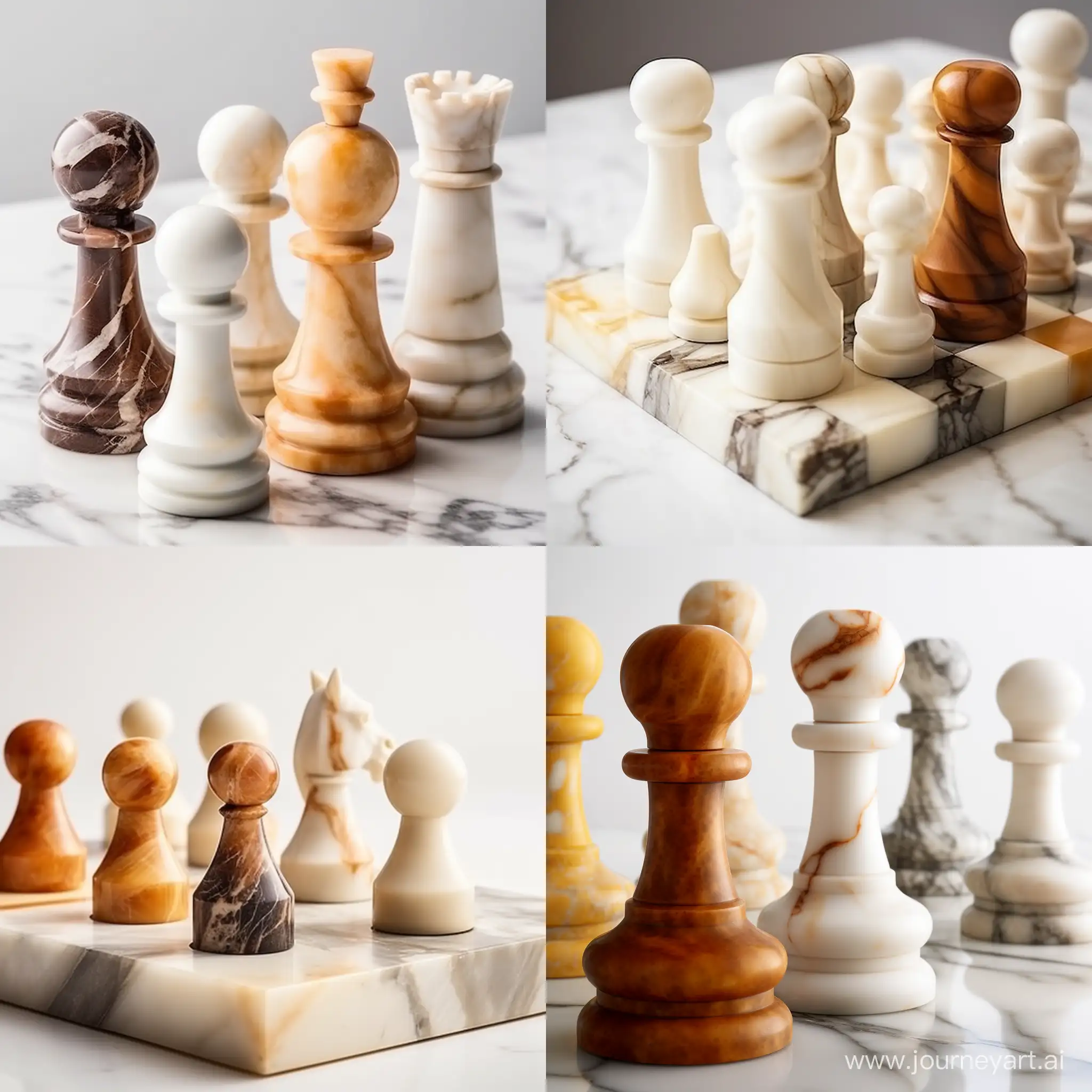 Luxurious-Marble-Chess-Set-Classy-Modern-Design-on-White-Background