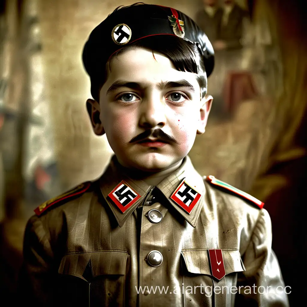 Ребёнок смешавший в себе Сталина и Гитлера