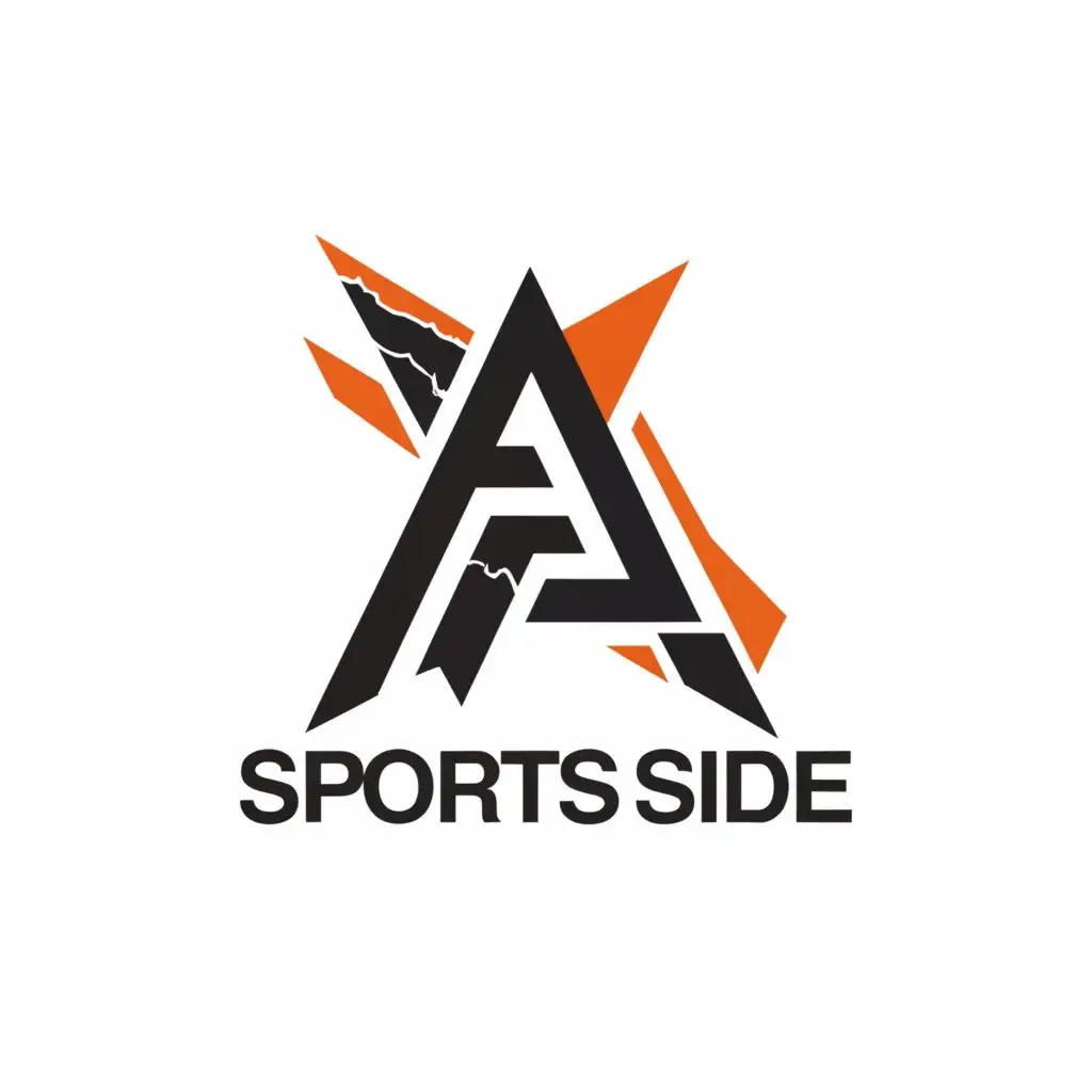 a logo design,with the text "Sports Side", main symbol:AG,Moderate,clear background