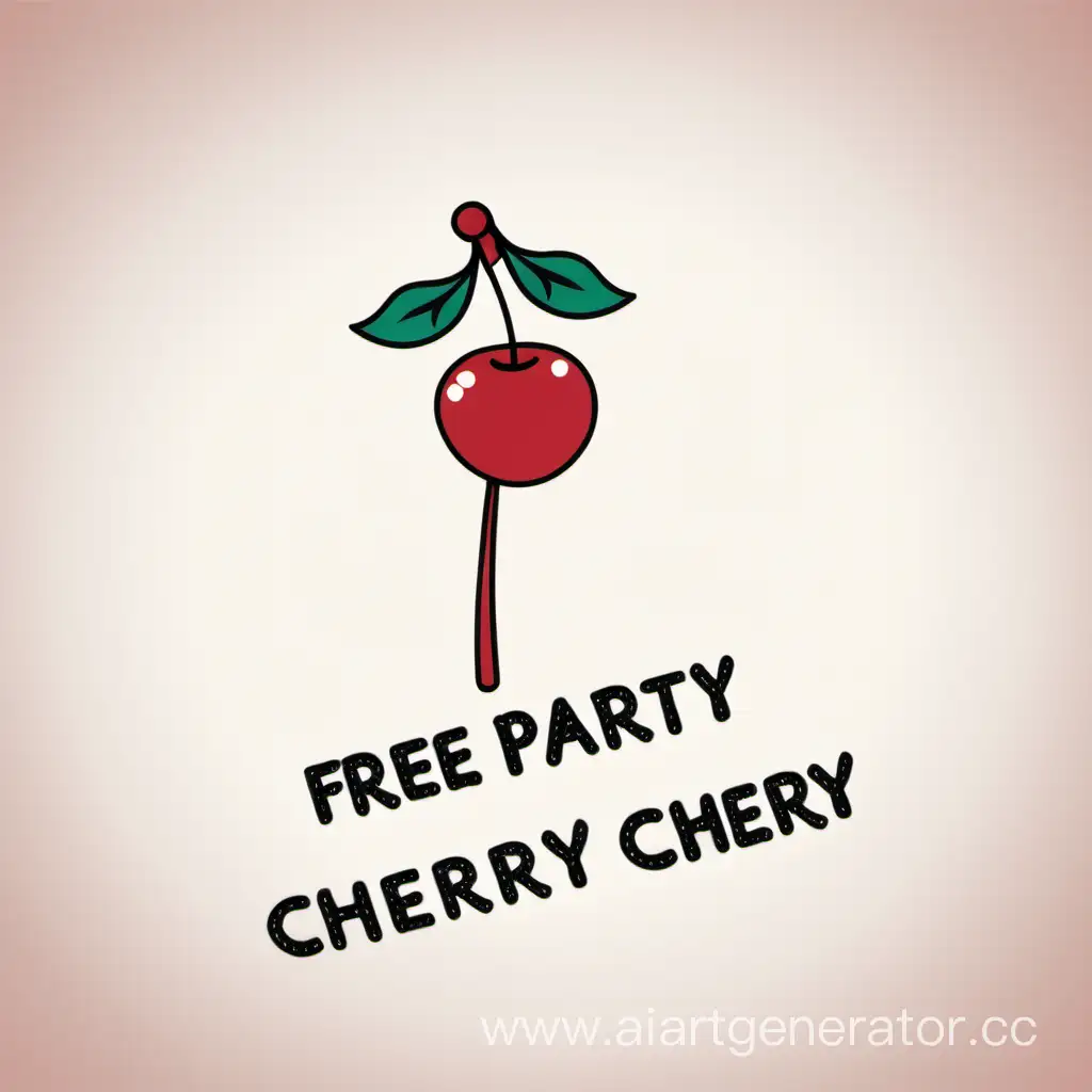 Vibrant-Free-Party-Cherry-Flag-Illustration-for-Festive-Celebrations