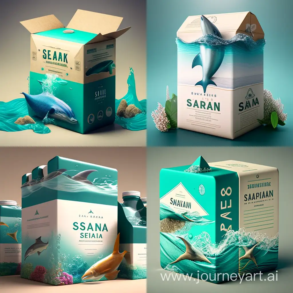 Oceanic-Packaging-Conceptual-Art-Harmonious-Blend-of-Sea-Elements