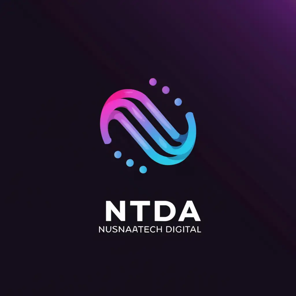 a logo design,with the text "NusantaraTechDigital", main symbol:NusantaraTechDigital,Moderate,clear background