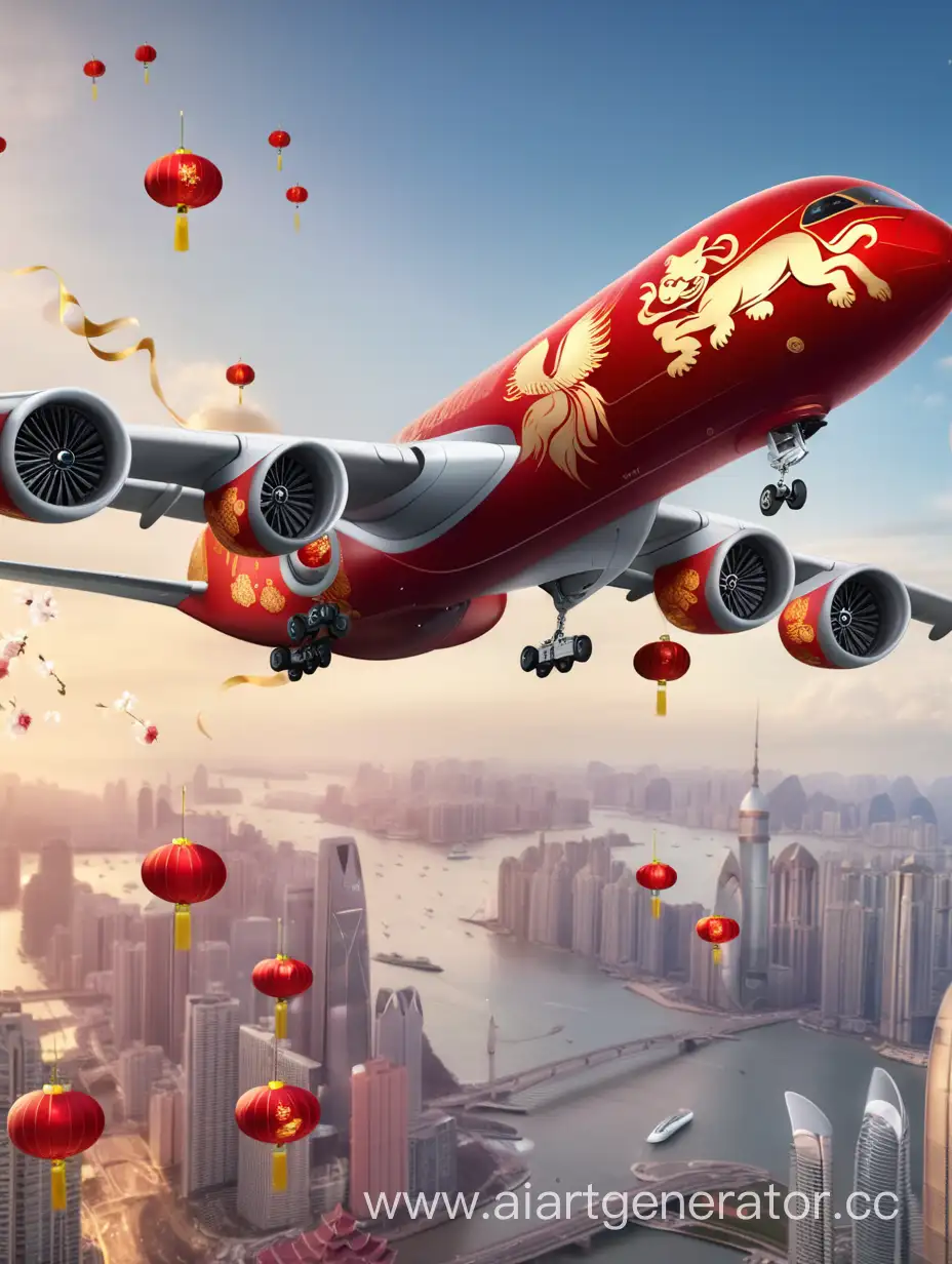 Chinese New Year 2024 Aircraft