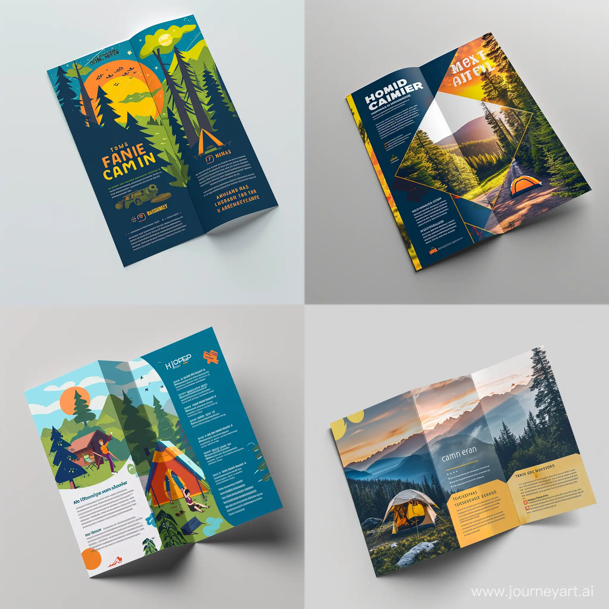 camp Brochure design