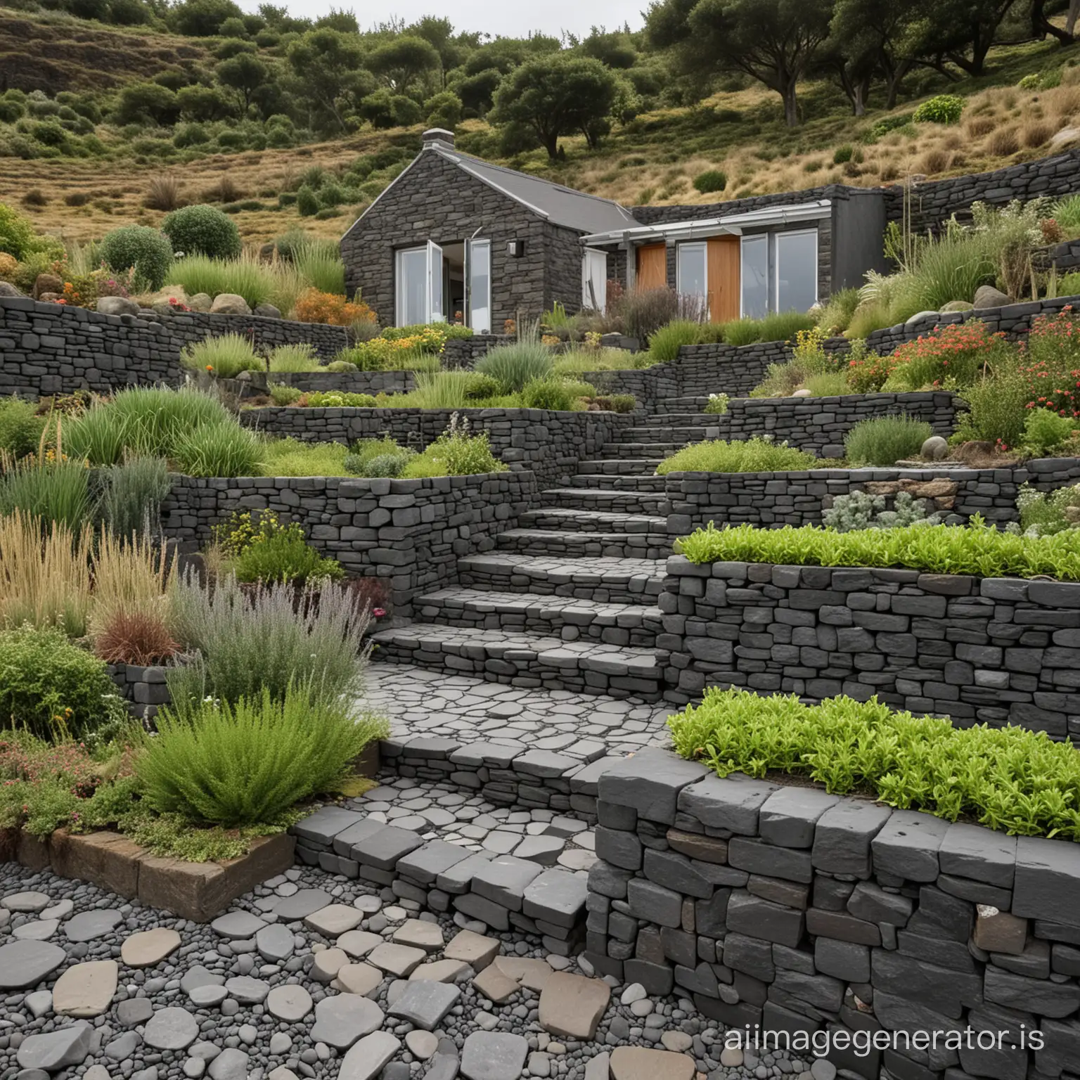 Basalt-Stone-Herb-Garden-and-Azorean-Cottage-in-High-Definition