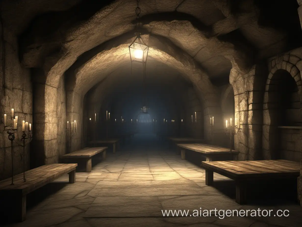underground interior medieval 



