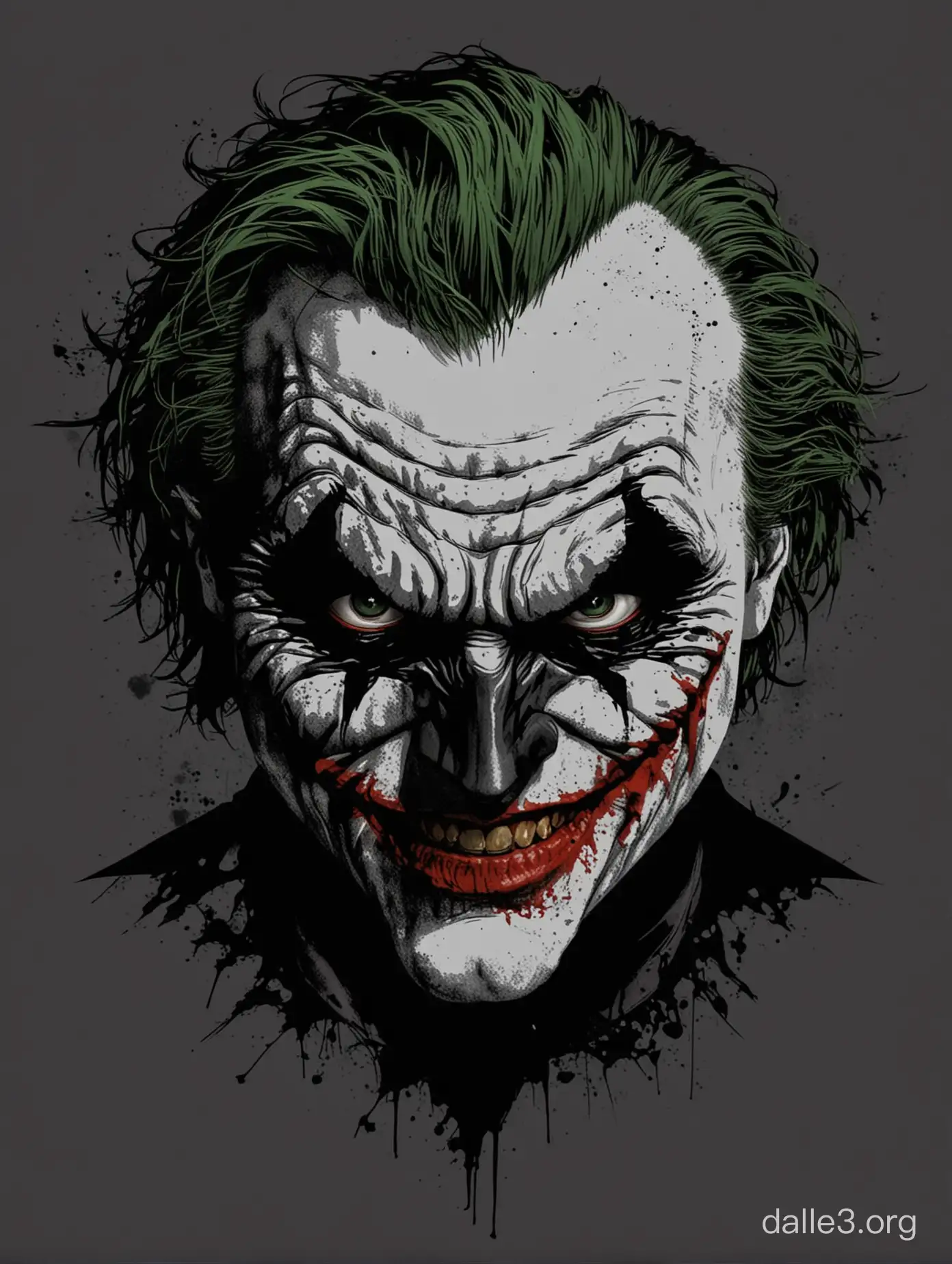 Dark knight joker logo