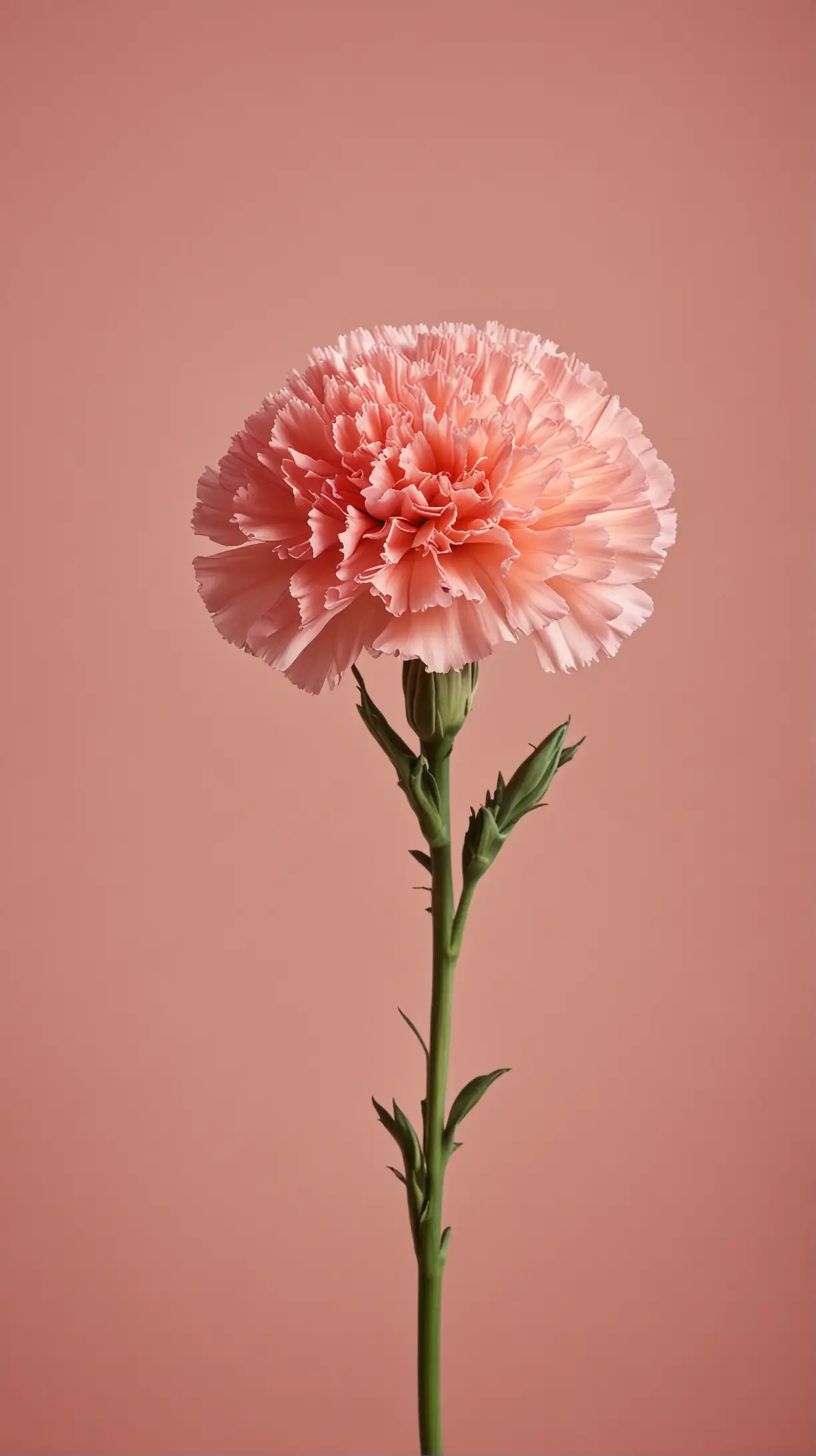 Vibrant Carnation Blooms on a Warm Background Captivating Floral Atmosphere