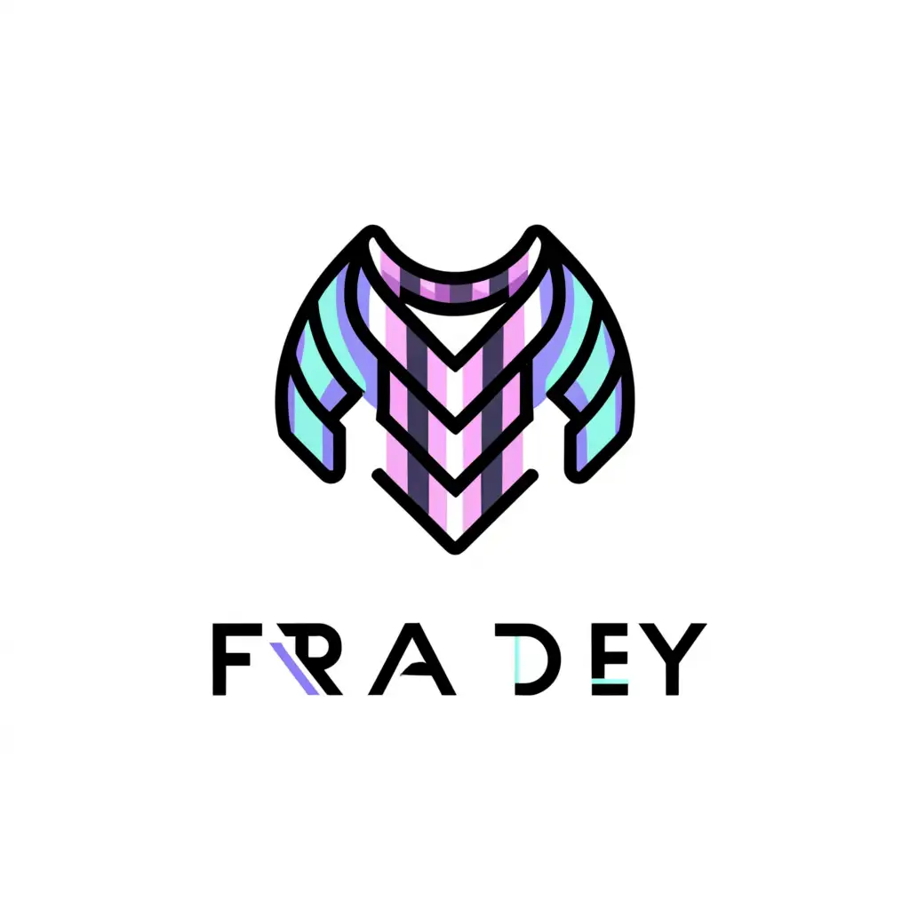 a logo design,with the text "FRADEY", main symbol:apparel,complex,clear background