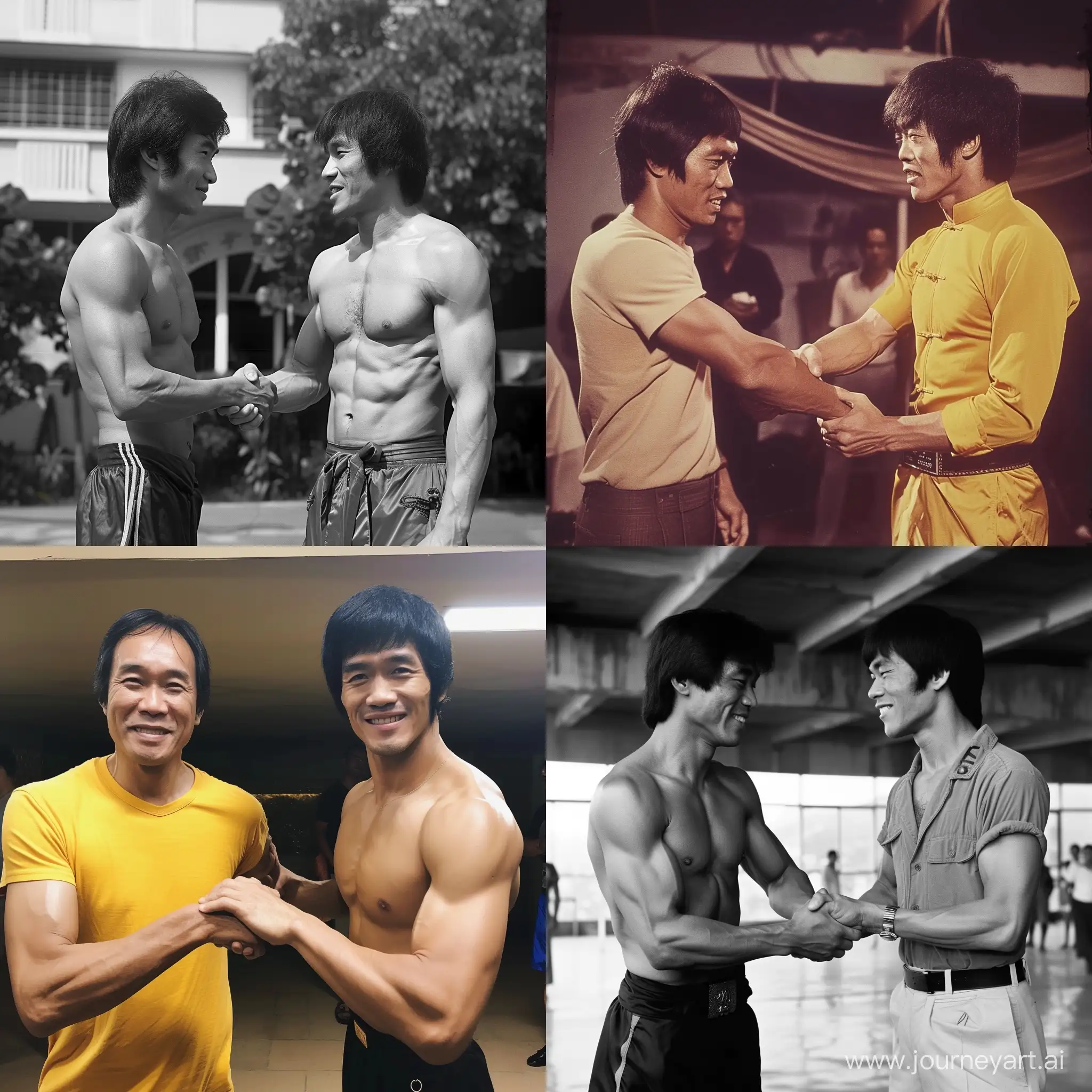 Legendary-Martial-Arts-Masters-Panga-Kung-Fu-Po-and-Bruce-Lee-Share-a-Symbolic-Handshake
