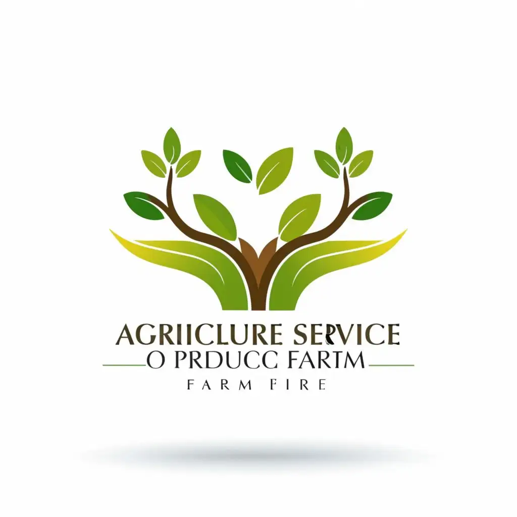logo, 3d Design, with the text "Agriculture Service of Product Farm", typography, be used in Technology industry