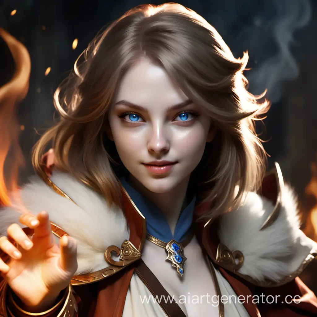 A-Cunning-Fire-Mage-with-Flowing-Flames-in-Elegant-Combat-Stance