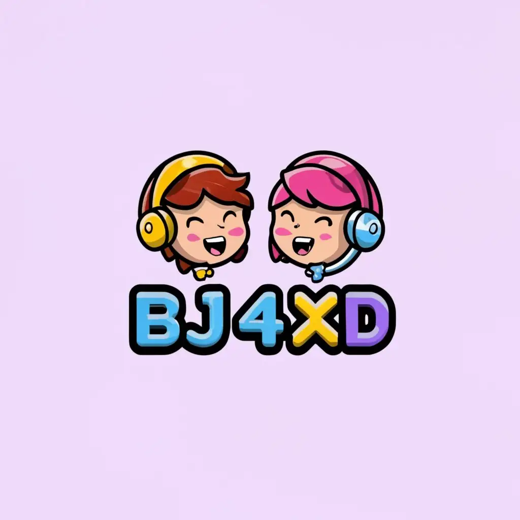 LOGO-Design-For-bj4xd-Girls-Chat-Rooms-with-Moderate-and-Clear-Background