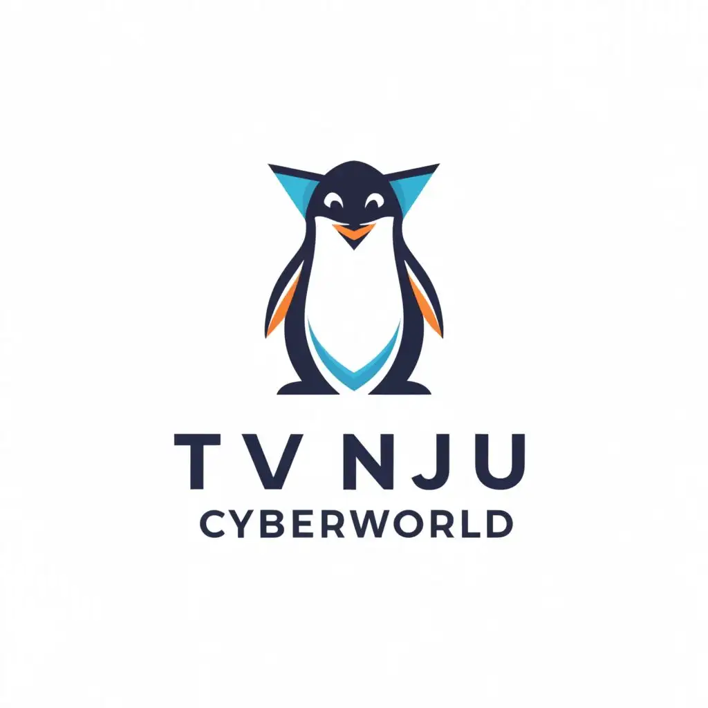 a logo design,with the text "Tvnju CyberWorld", main symbol:kali linux,Moderate,be used in Technology industry,clear background