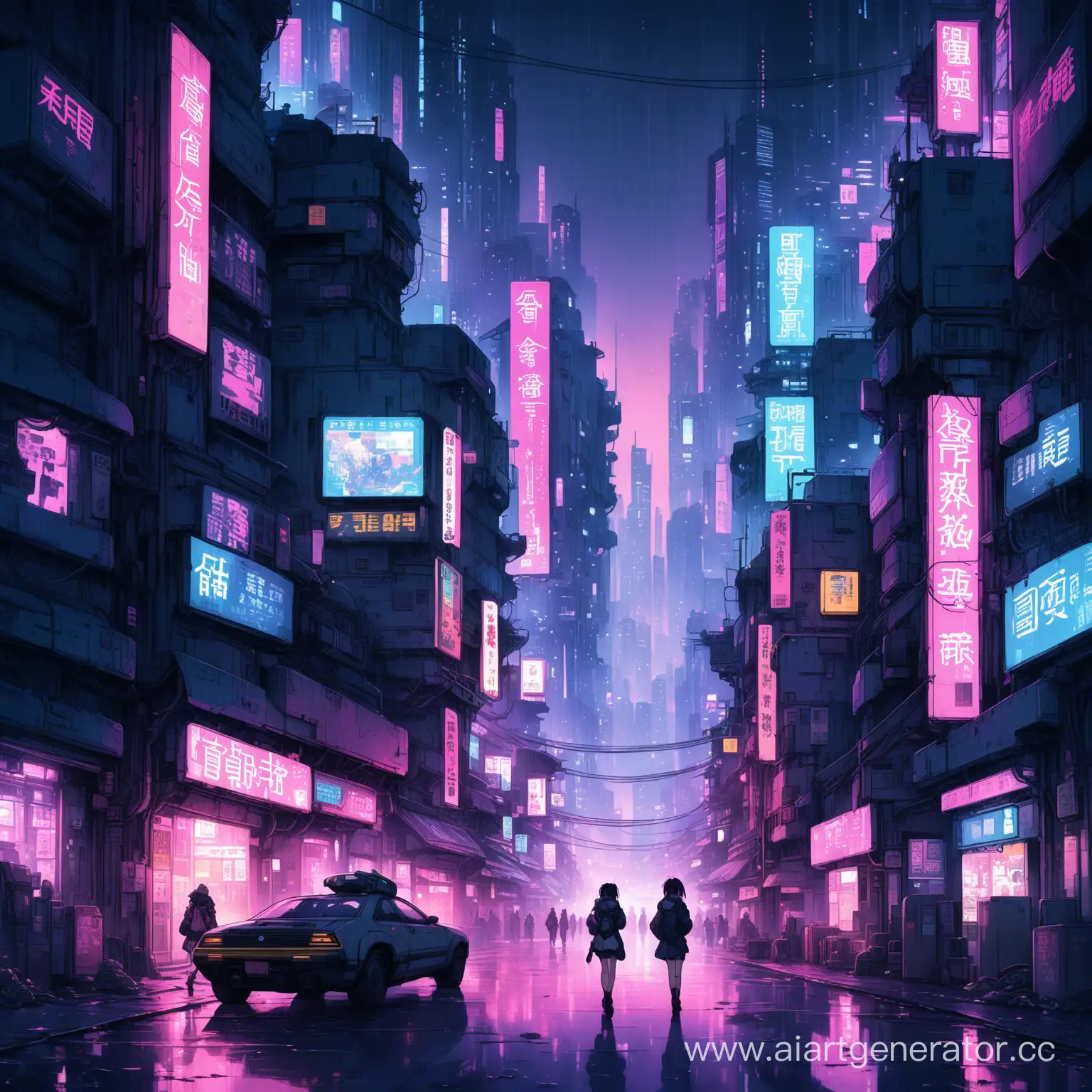 Anime-Cyberpunk-Cityscape-with-Neon-Lights