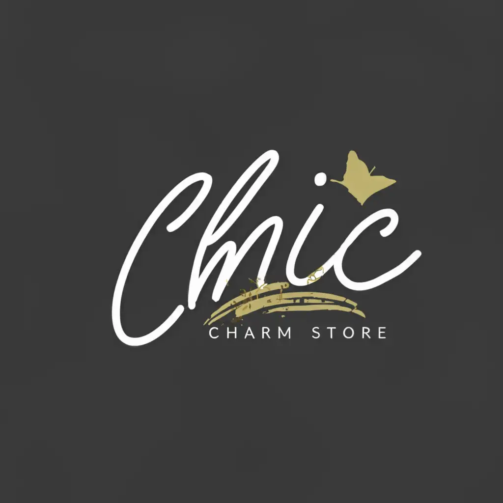 a logo design,with the text "CHiC CHARM STORE", main symbol:CHiC,Moderate,be used in Internet industry,clear background
