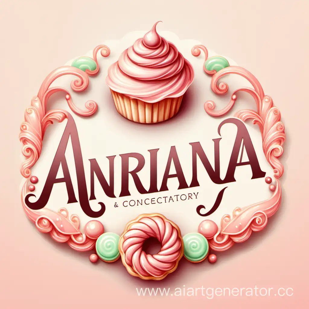 Elegant-Confectionery-Logo-with-Delicate-Curls-and-Soft-Pastel-Palette