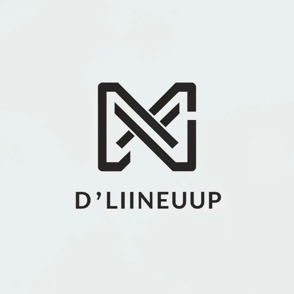 LOGO-Design-For-DLineUp-Dynamic-Arrow-Line-on-a-Clean-Background