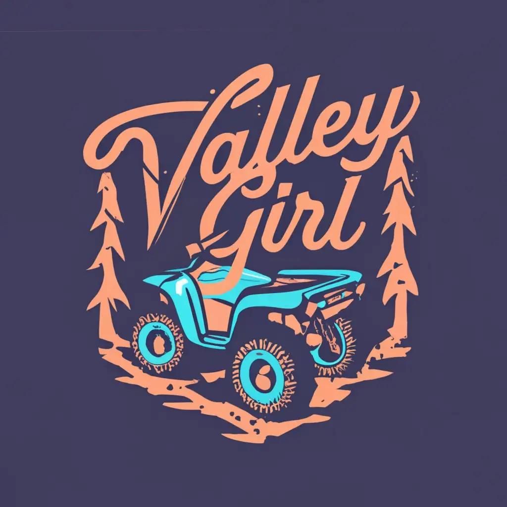 LOGO-Design-For-Valley-Girl-OffRoad-Adventure-with-4x4-ATV-Typography