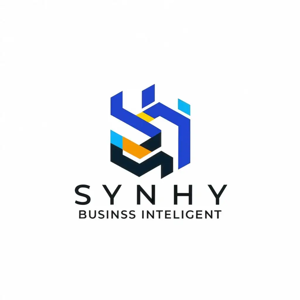 logo, Company logo displaying; synergy, significance, instant impact, intelligence, sales, business development, marketing, AI, quantum growth, focus, contrivance, with the text "Synthy", typography, be used in Finance industry