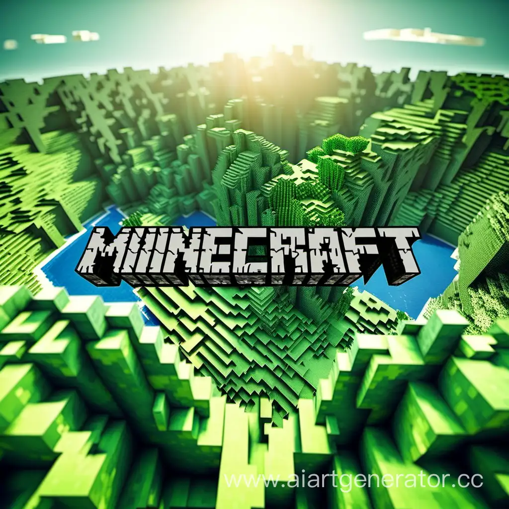 Minecraft-Word-in-Nature-Landscape