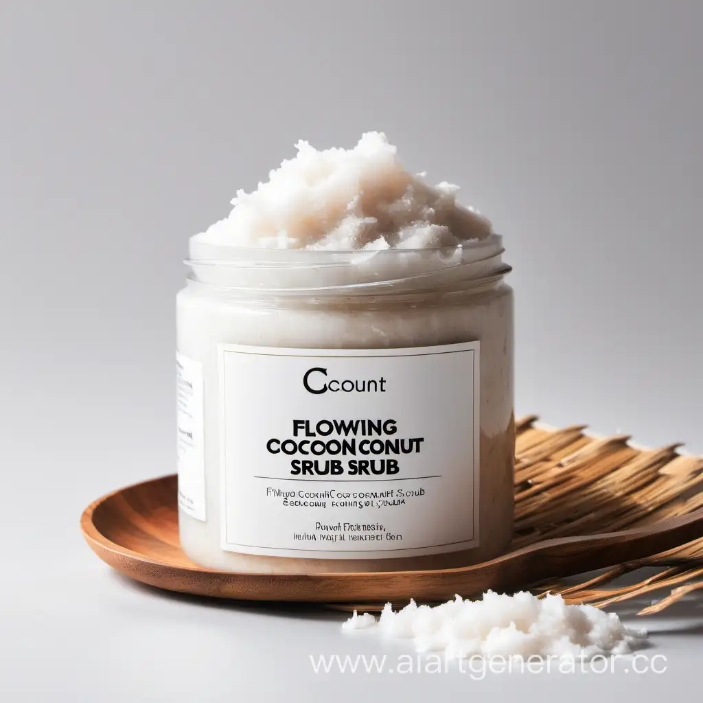 Refreshing-Coconut-Scrub-Flowing-with-Tropical-Essence
