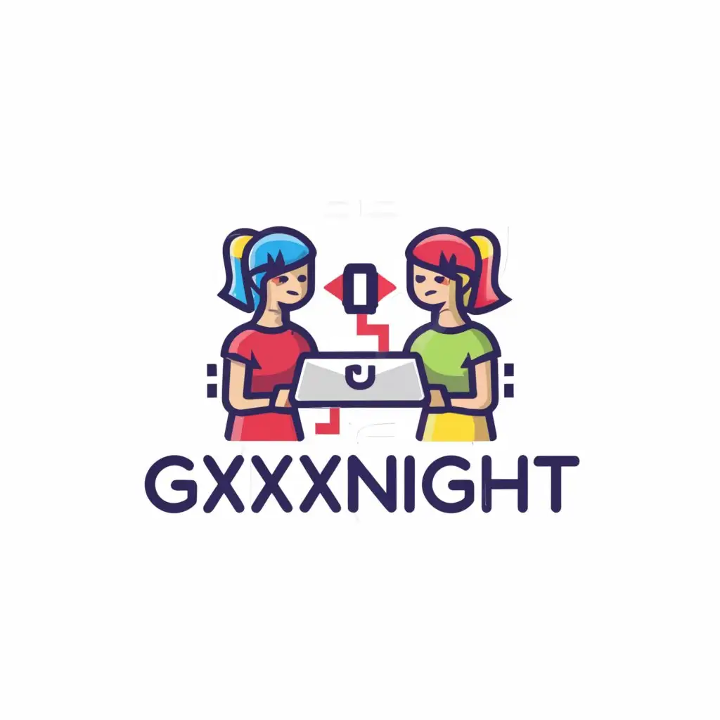 LOGO-Design-For-Gxxxnight-Empowering-Girls-Chat-Rooms-with-a-Clean-and-Moderated-Design