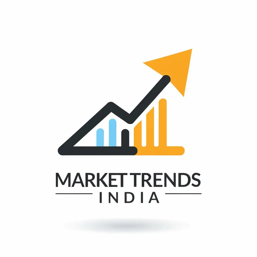 a logo design,with the text "market trends india", main symbol:growth,Minimalistic,be used in Finance industry,clear background