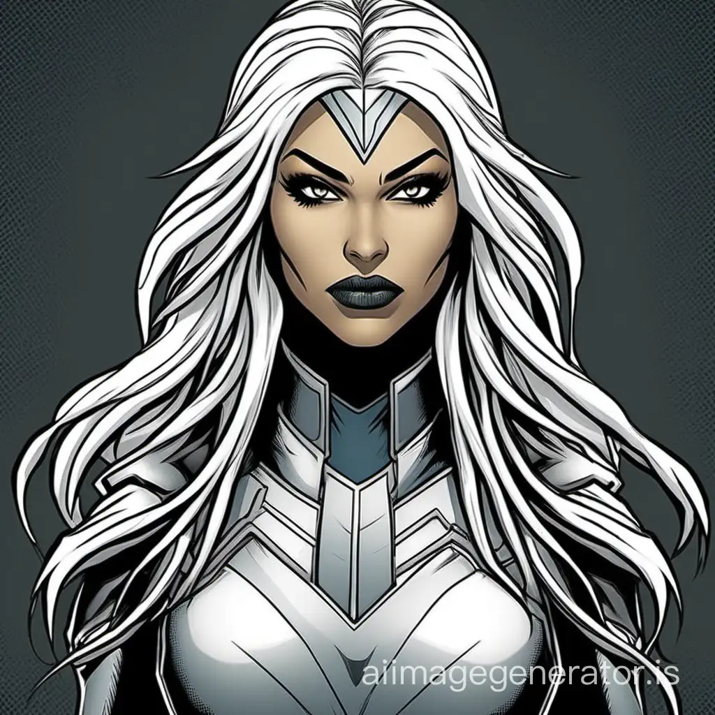 Imagine a Lyanka Gryu from Marvel Comics in the style of