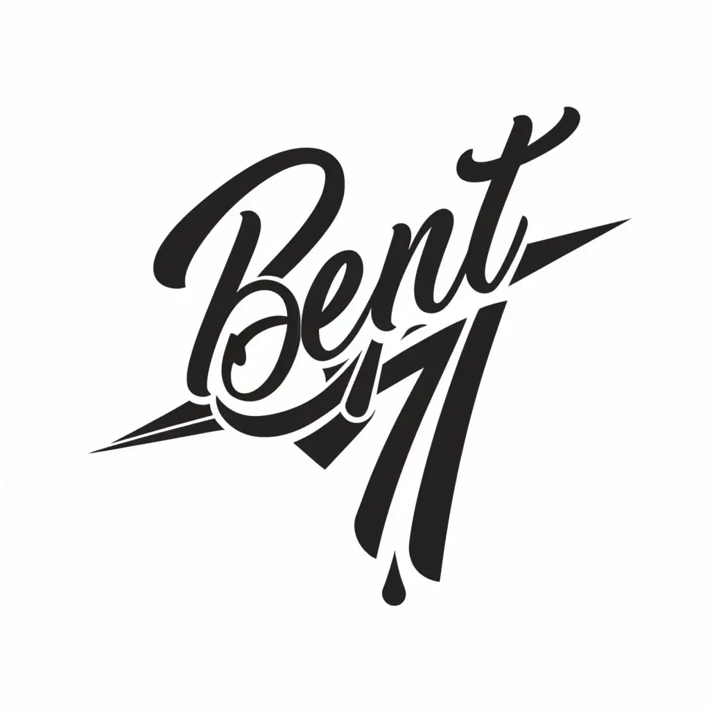 logo, BENT, with the text "BENT 77", typography