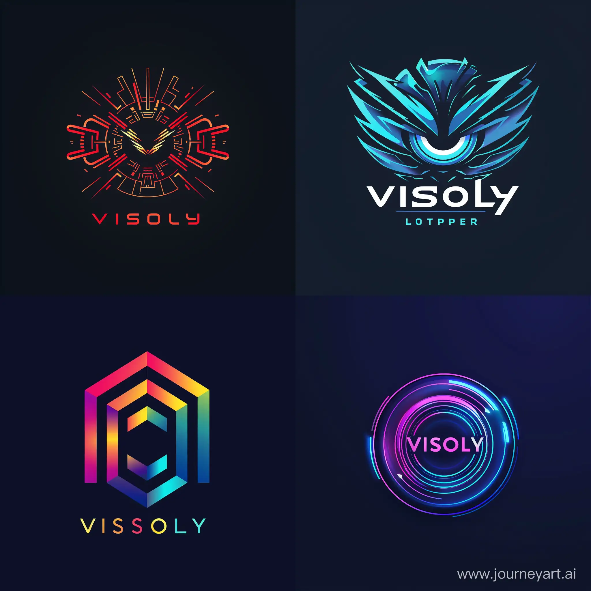 Visoly-Computer-Club-Logo-with-Futuristic-Design