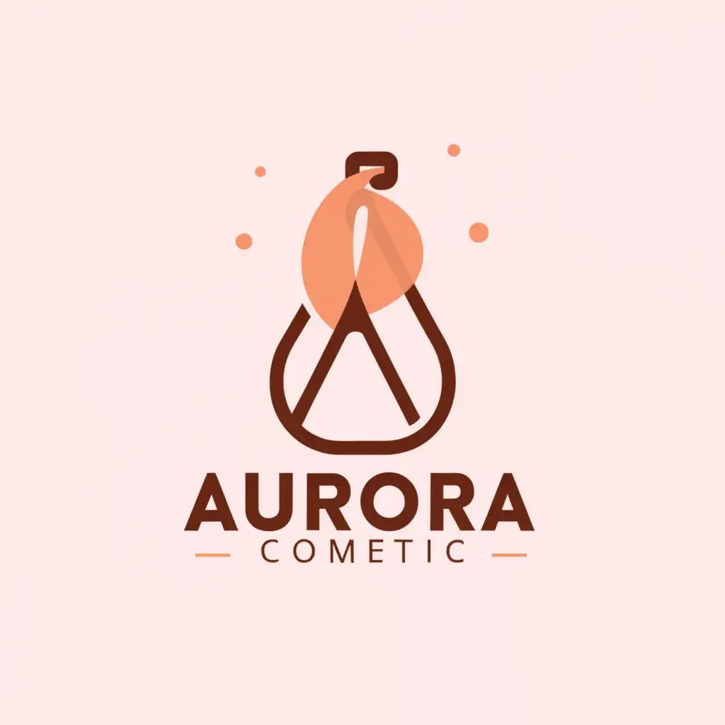 a logo design,with the text "Aurora Cosmetic", main symbol:Aurora Cosmetic,Moderate,be used in Beauty Spa industry,clear background