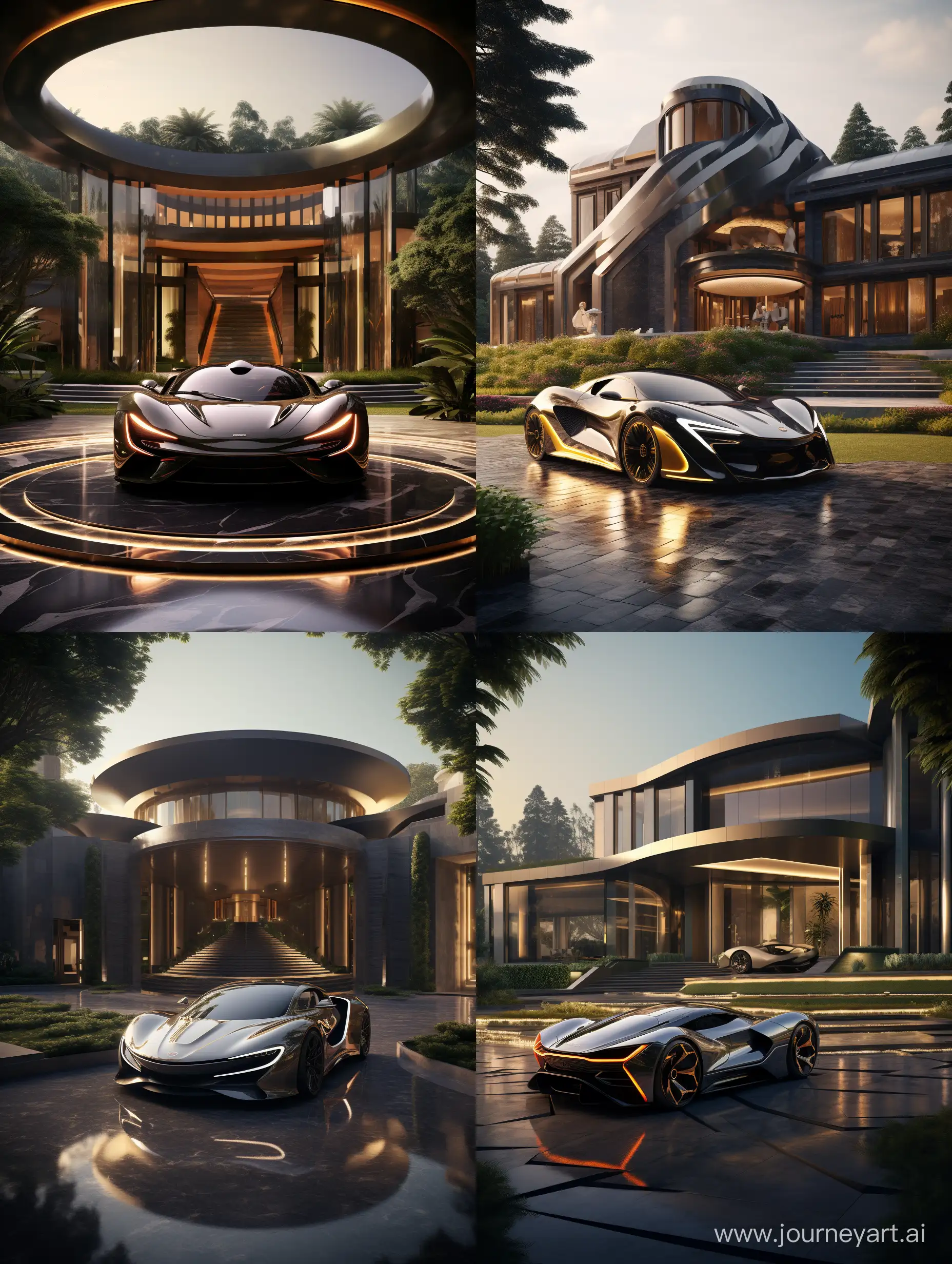 Explore the epitome of luxury in our McLaren- inspired mansion concept