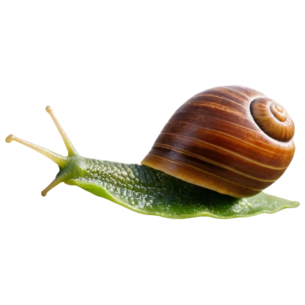 Stunning-HighResolution-PNG-Image-of-a-Serene-Snail-Glide